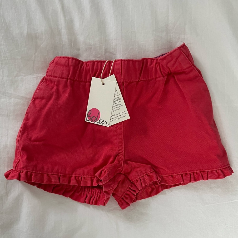 Mini boden ruffle shorts